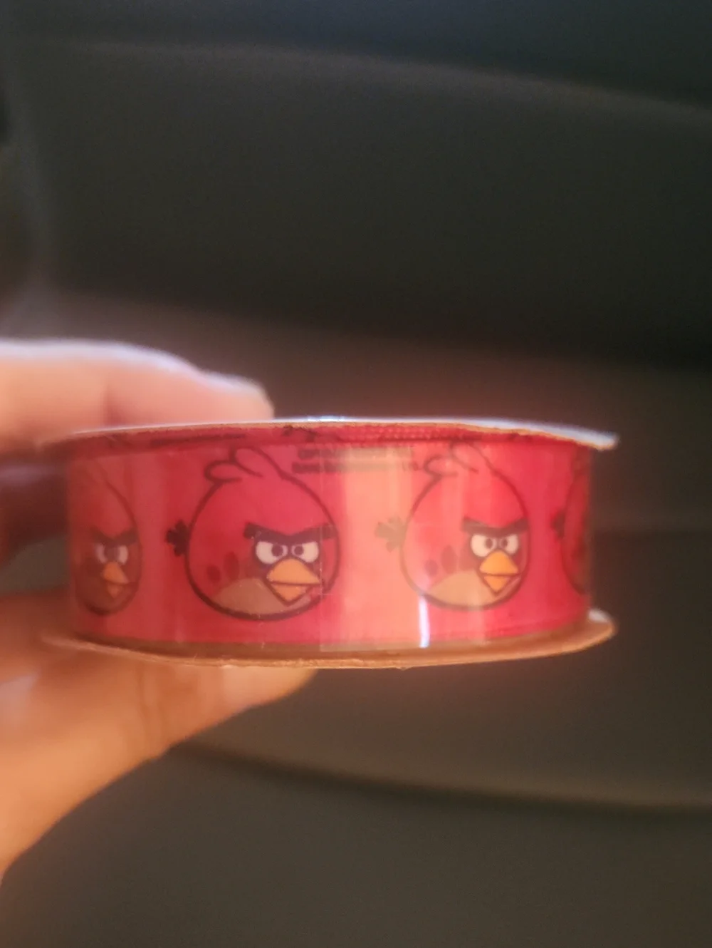 Red Decorative Angry Birds Ribbon